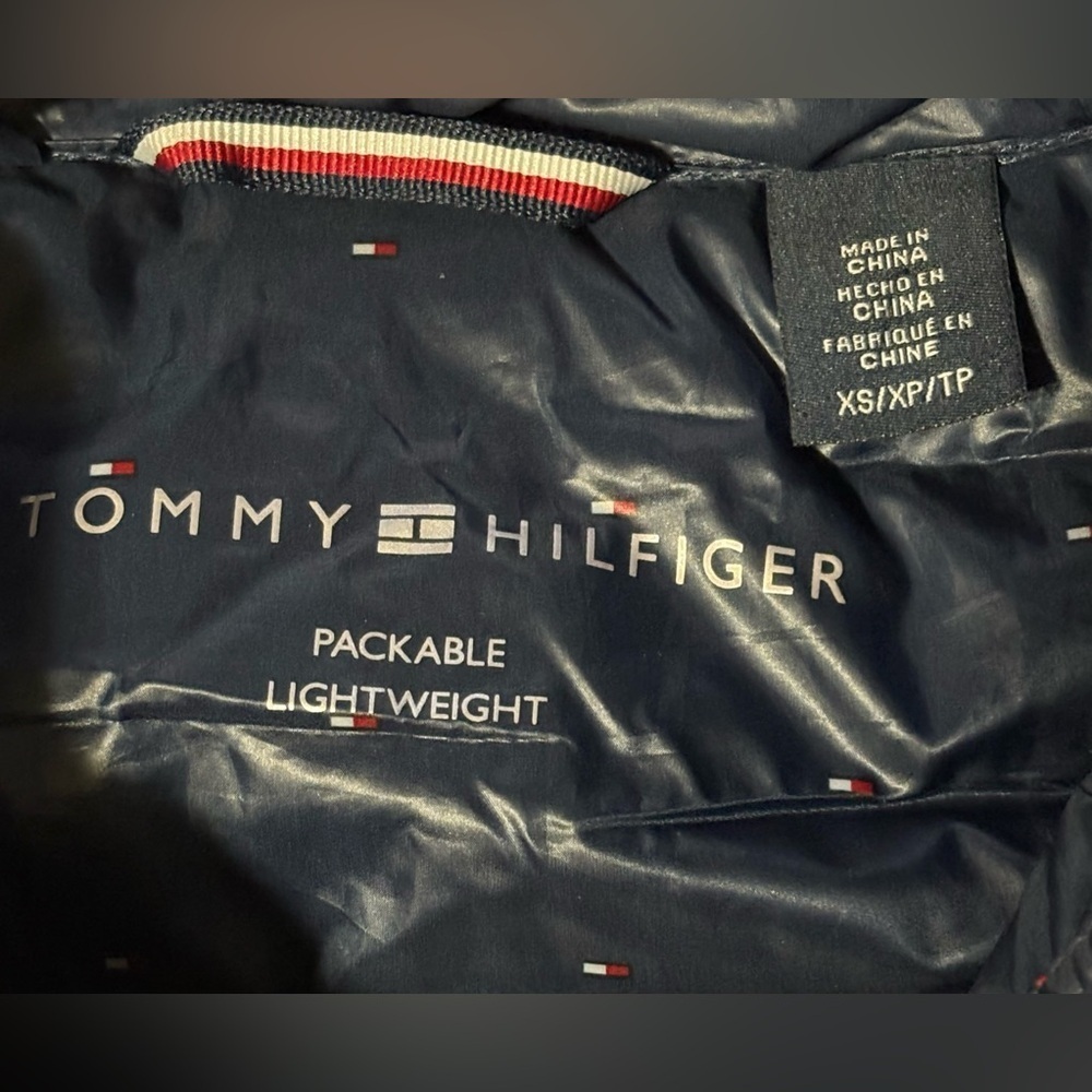 Tommy Dark Blue Quilted Puffer Vest - Picture 4 of 5